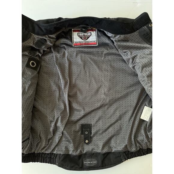 Firstgear Kenya Motorcycle Jacket Mens XL Black Waterproof Padded Touring Gear - Picture 10 of 12